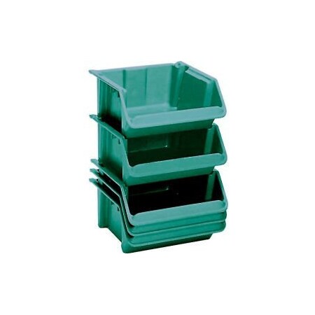 Lewisbins Stack and Nest Bin, Green, 5 PK SH2416-8GREEN